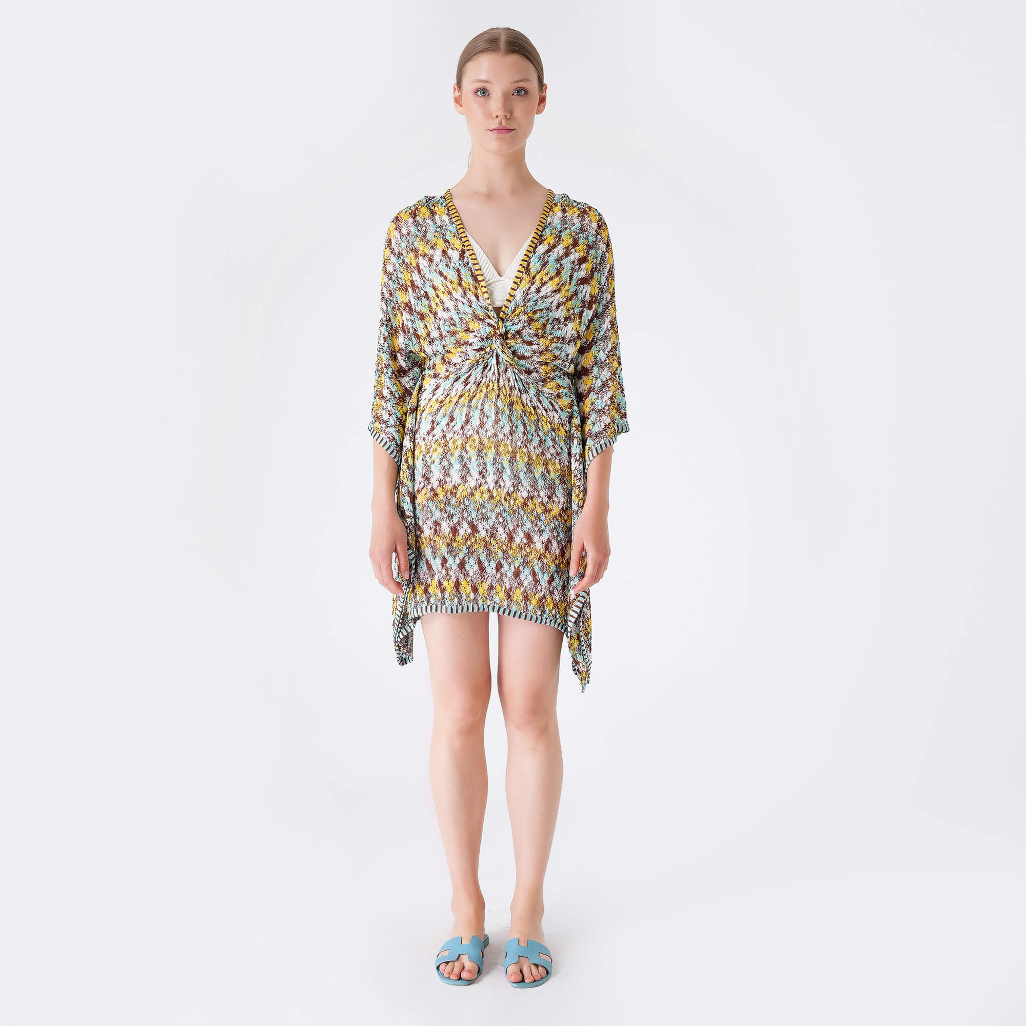 Missoni - Multicolor Zigzag Pareo&Dress